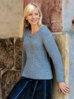 Patentstrikket genser