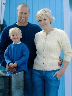 Genser og cardigan til familien