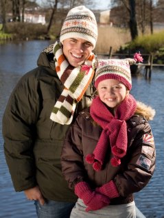 Lue, skjerf, fuskepolo, votter