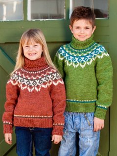 Genser i ren ull til barn