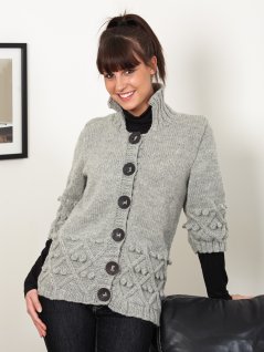 Cardigan med korte ermer