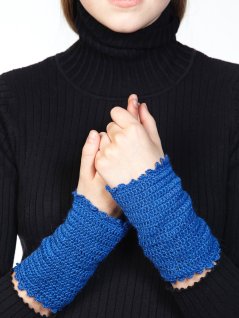 Mønstrede, blonde- og heklede pulsvarmere