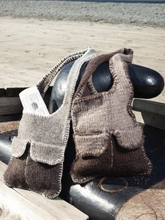 Tovet og ubevd skulderveske