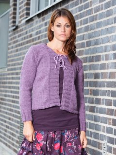 Cardigan med snøring