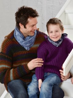 Strukturert strikket genser