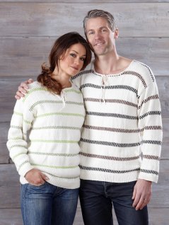 Strikkede fiskegensere til barn, kvinner og menn