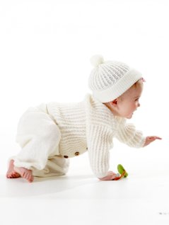 Mønstret babysett