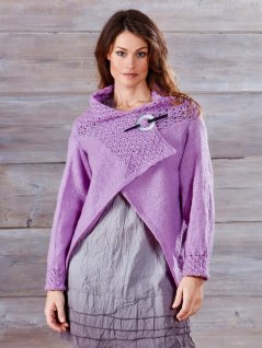 Cardigan med mønster