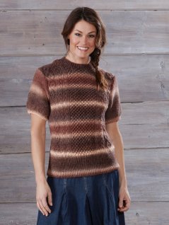 Kortermet genser med fletter