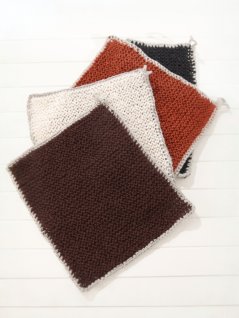 Strikket oppvaskklut