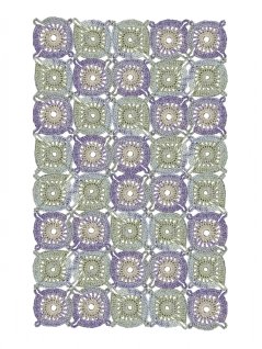 Rutete i 3-trådet garn