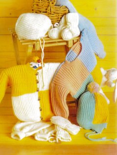 Babysett i patentstrikk