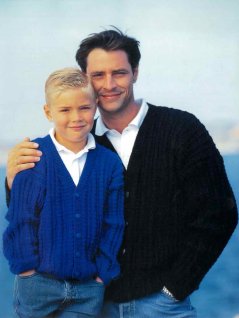 Gutte- og herrecardigan