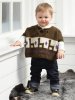 Cardigan, genser og poncho med lamaer, lue og sokker