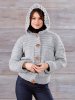 Cardigan med hette