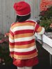 Cardigan og lue