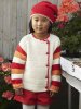 Cardigan og lue