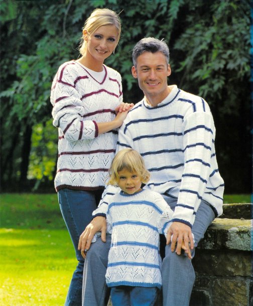 Pullovrar till familjen