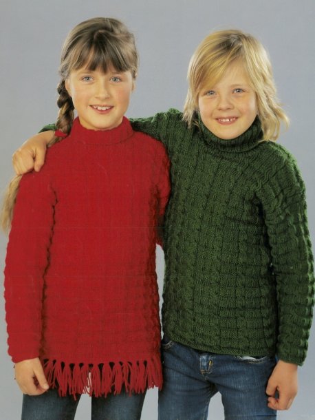 Strikkegensere med struktur