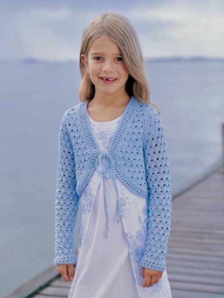 Blondestrikket bolero