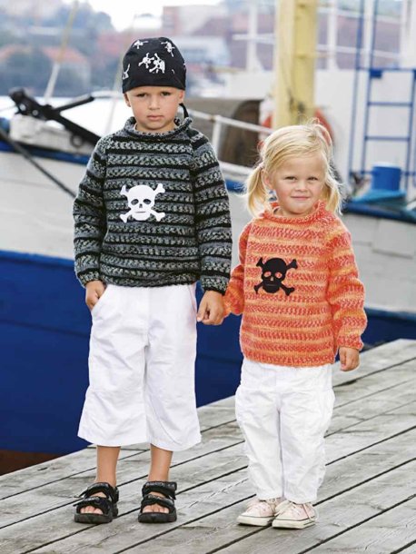 Raglangenser med hodeskalle