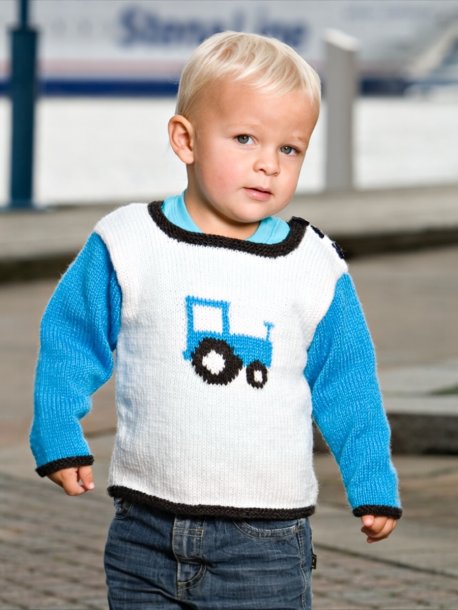Genser med traktor