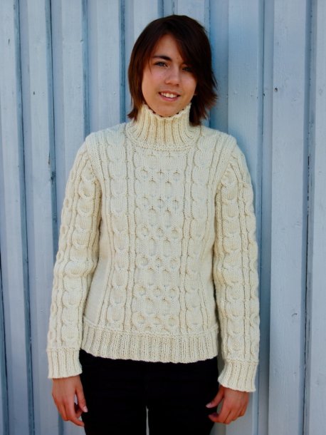 Kabelstrikkede gensere