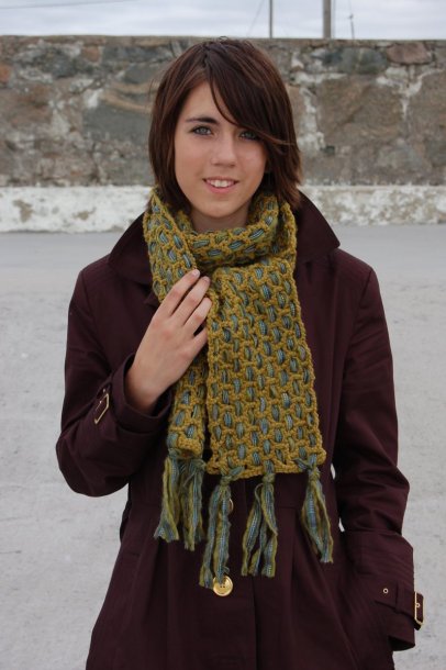 Pute, veske og skjerf