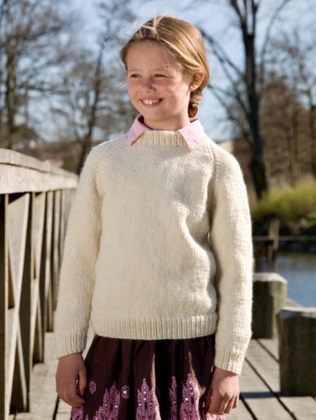 Ensfarget raglangenser og cardigan