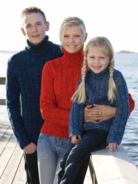 Strikkegensere med struktur