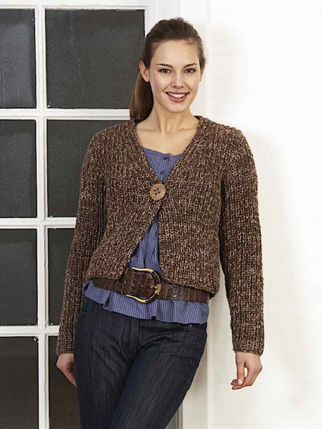 Halvfôret cardigan