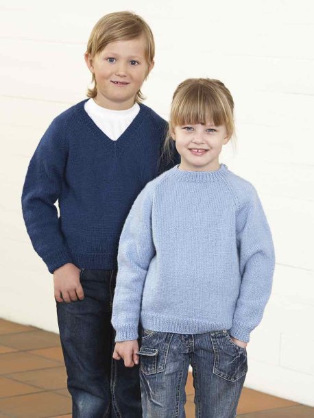 Ensfargede gensere og cardigans