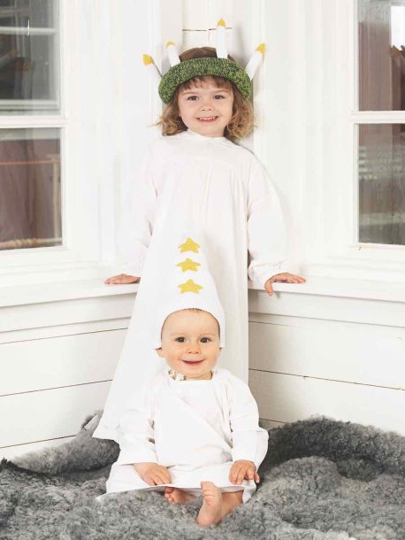 Luciakrone med stjerneguttehatt
