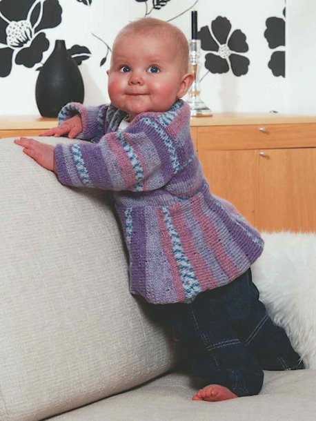 Ensfarget lang cardigan