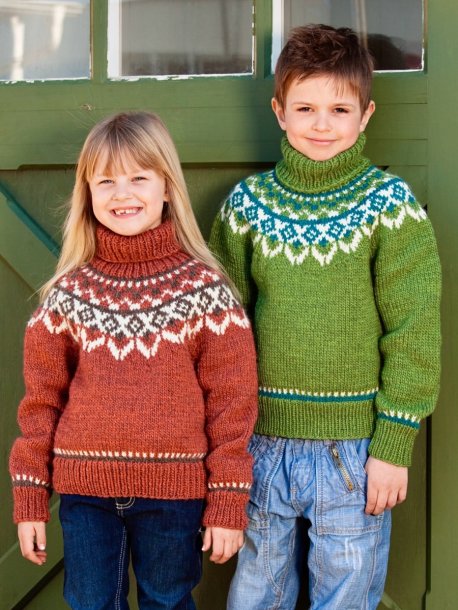 Genser i ren ull til barn