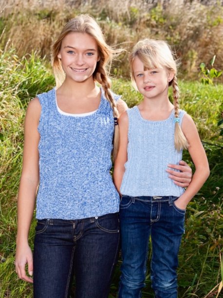 Teksturert strikket lin