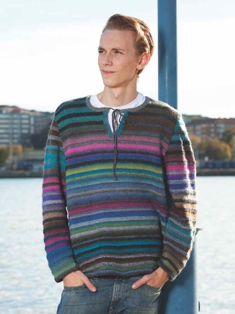 Randig familjetröja