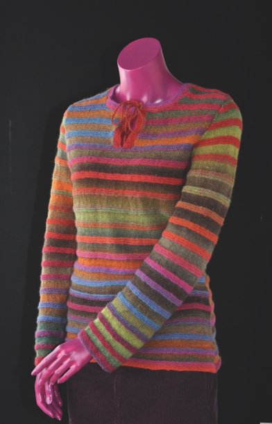 Randig familjetröja