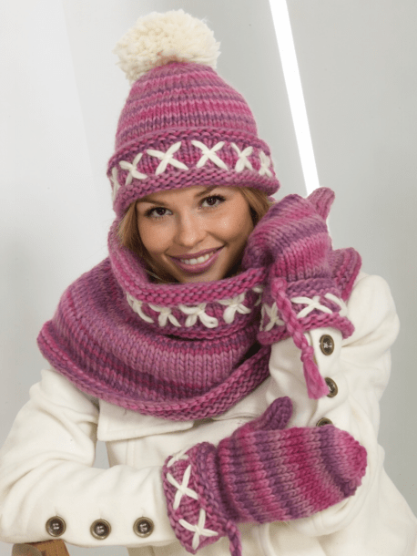 Lue, votter og skjerfpolo