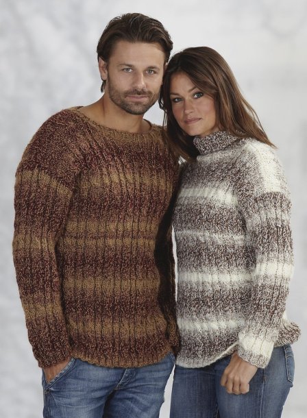 Flätstickade tröjor