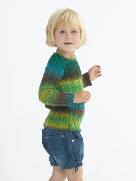 Kabelstrikkede gensere for kvinner, barn og menn