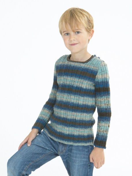 Kabelstrikkede gensere for kvinner, barn og menn