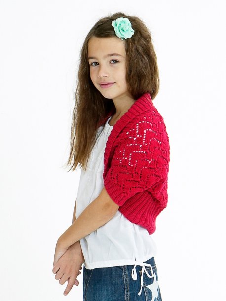 Blondestrikket bolero