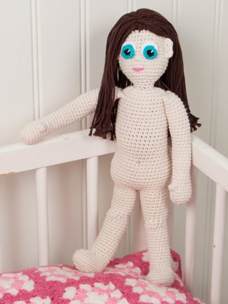 Heklet dukke Victoria