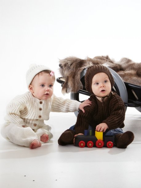 Mønstret babysett