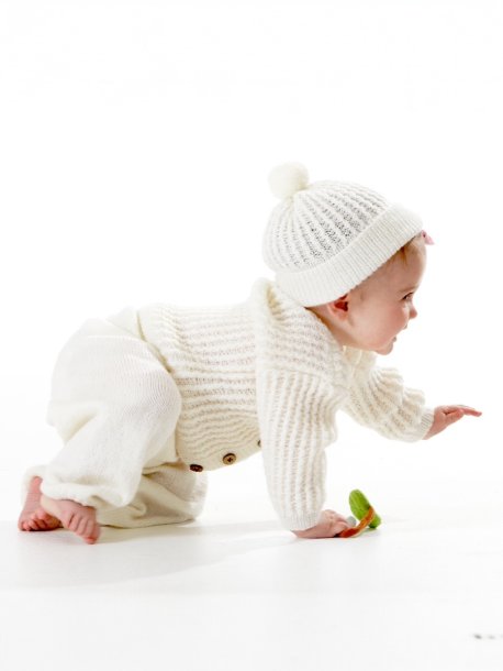 Mønstret babysett