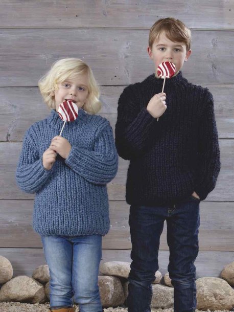 Resårstickad tröja