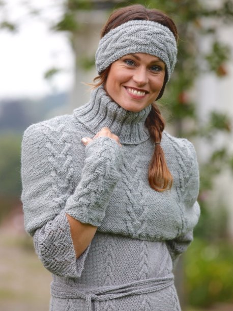 Skuldervarmere, pannebånd og håndleddsvarmere