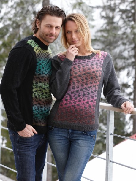 Herre- og damegensere med mønstre