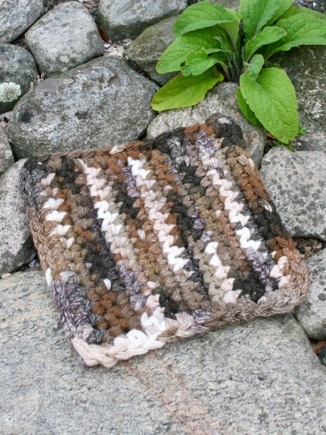 Heklet sittepute